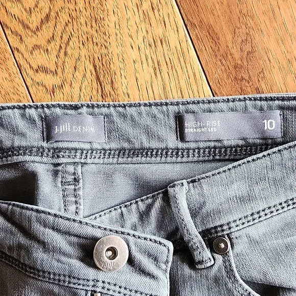 J Jill Denim High-rise Straight leg - Picture 2 of 4